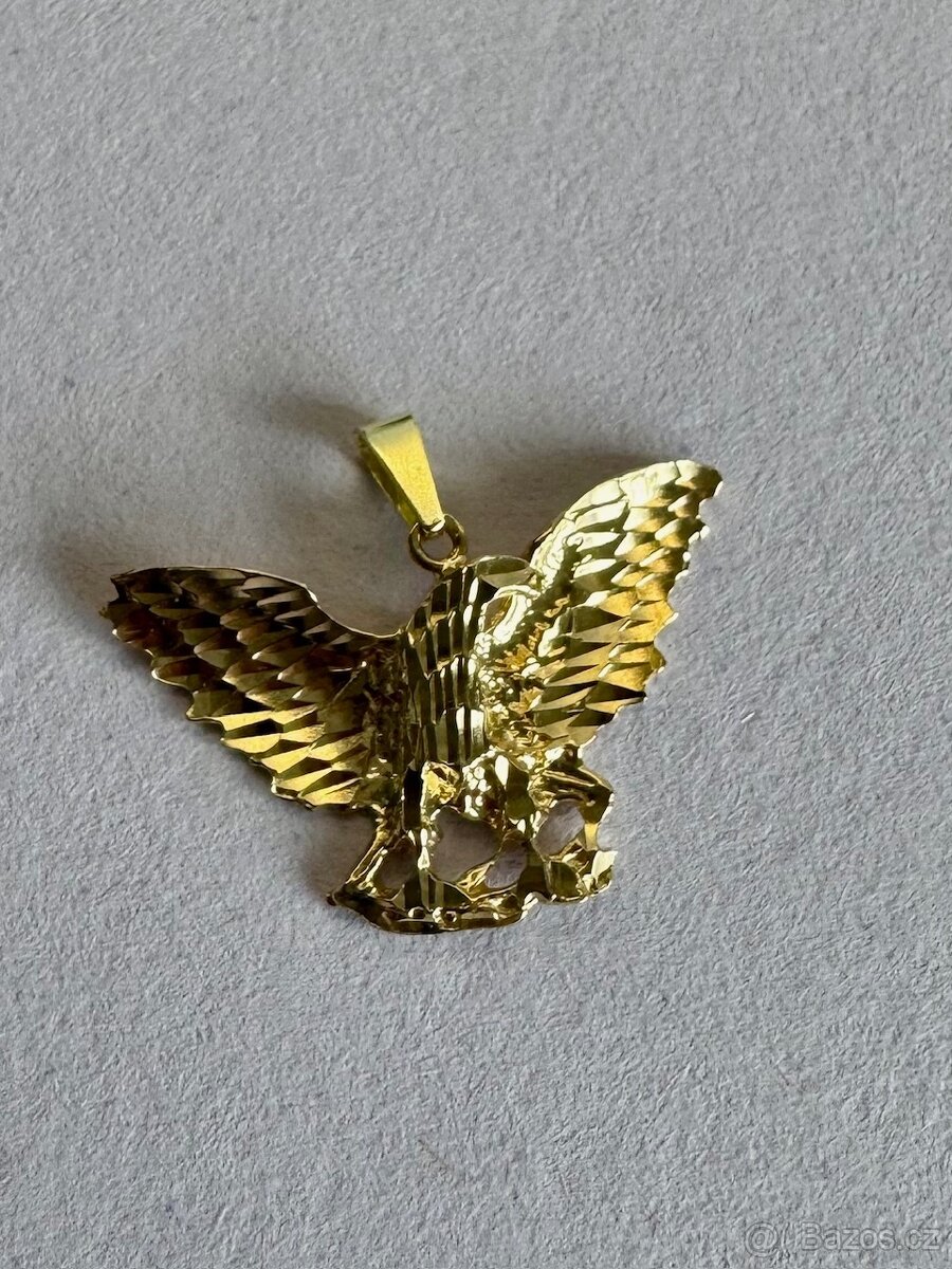 Zlatý přívěšek Orlice, 8K, 2,80 g - 2