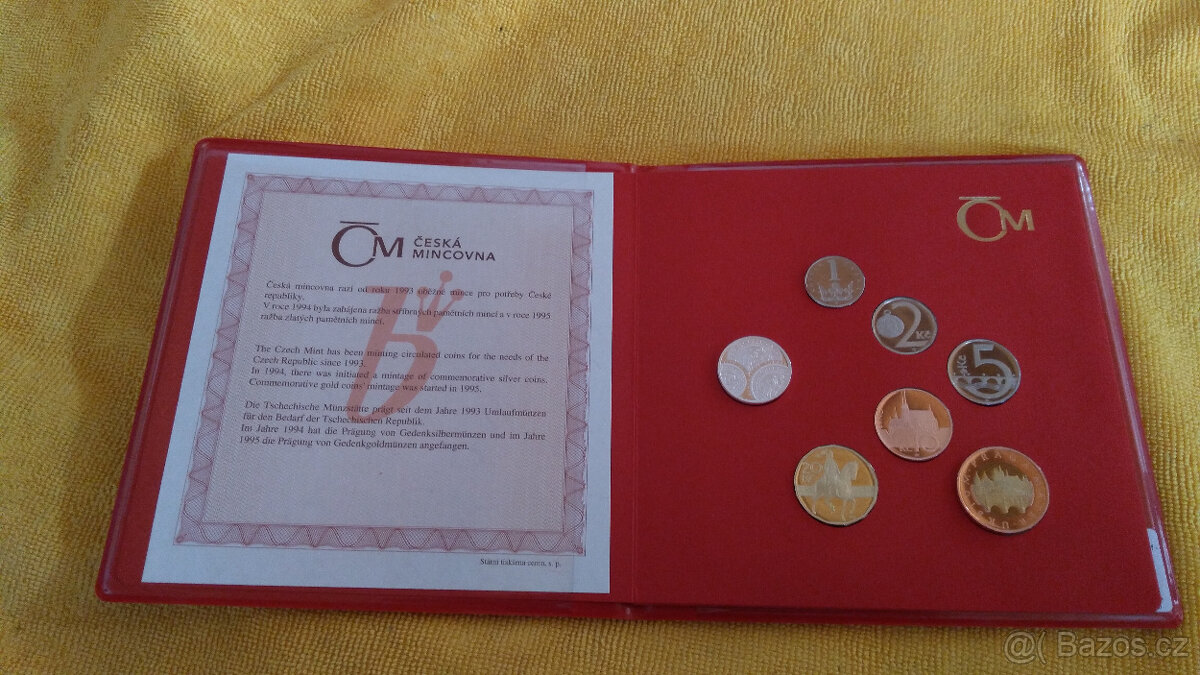 Sada oběžných mincí 2020 proof ČR - 2