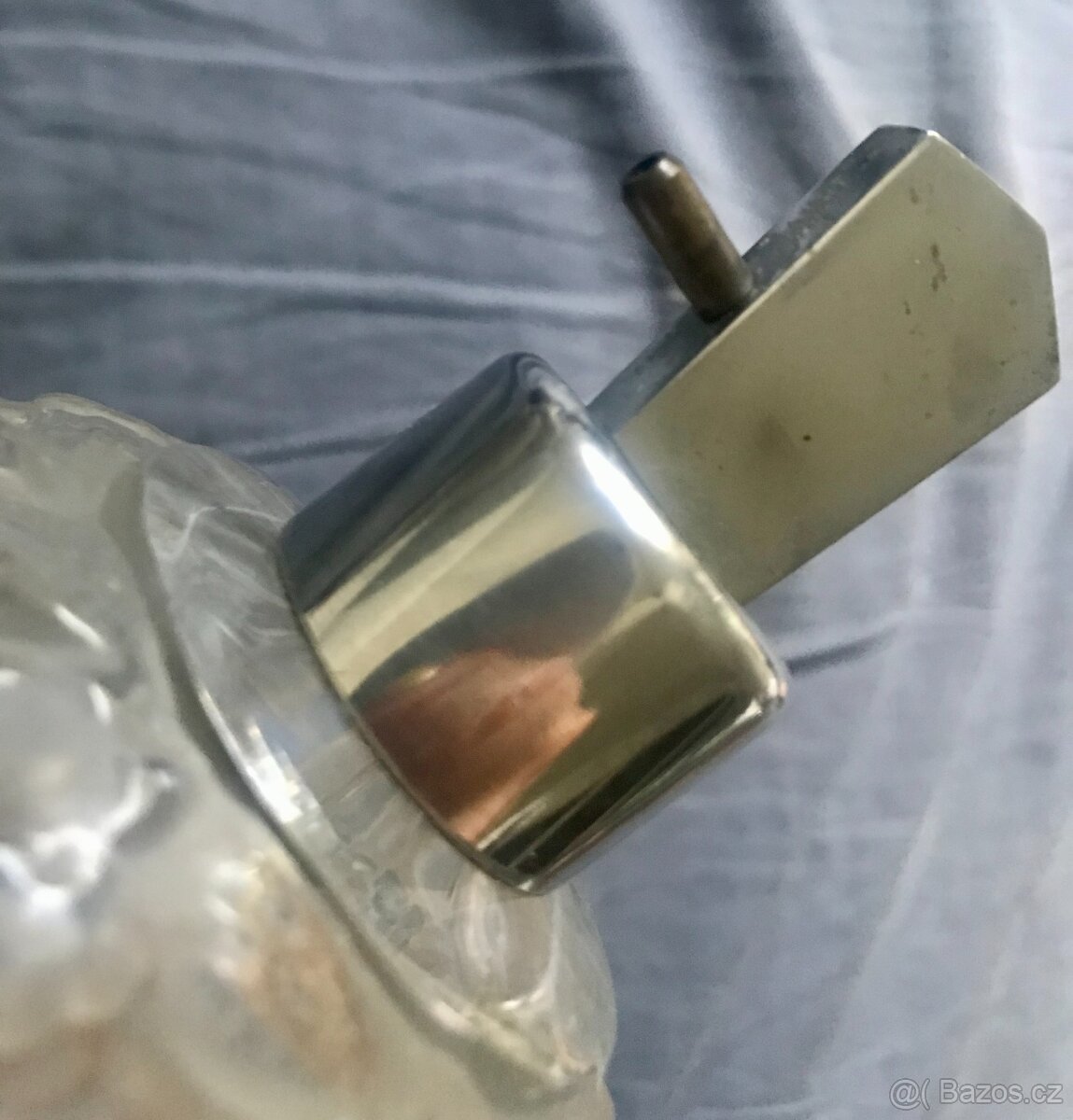 starožitný flakon na parfém Art Deco Bohemian - 2