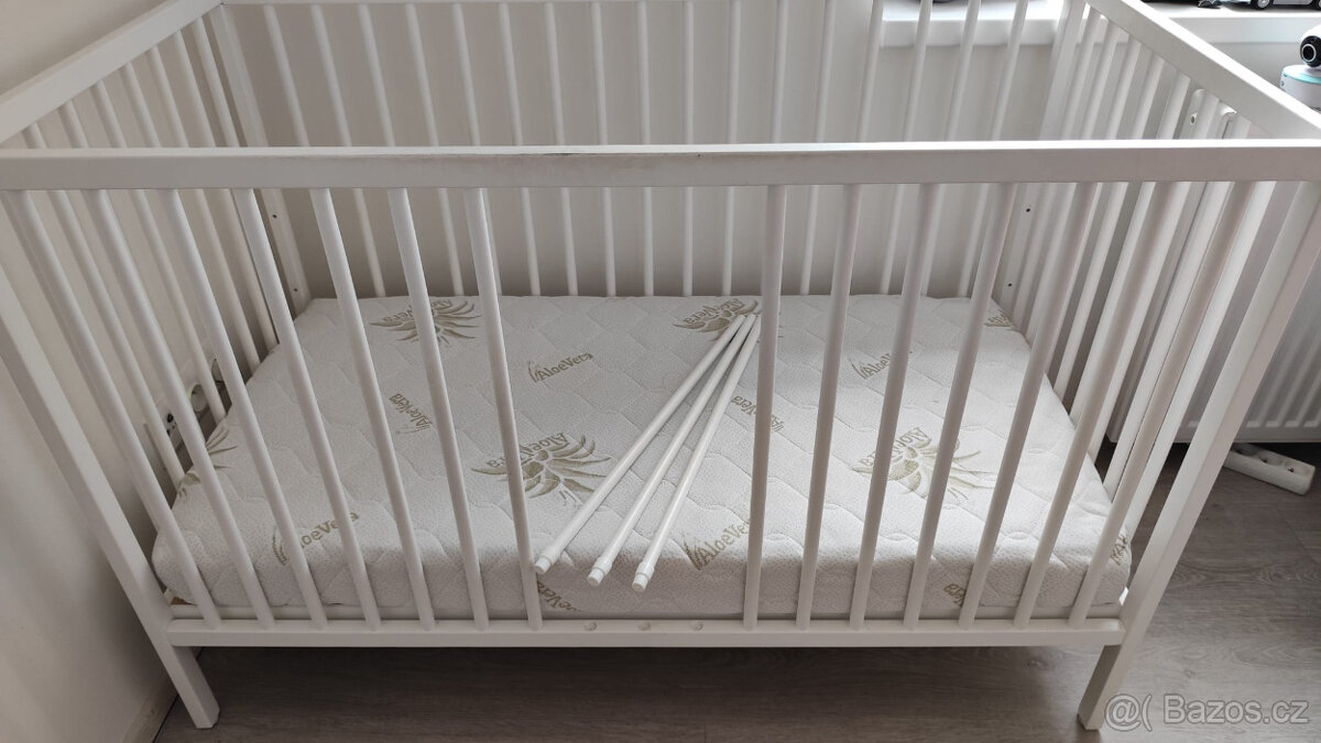 Dětská postýlka včetně matrace - 60x120 cm - 2