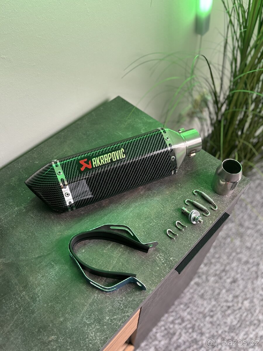 Sportovní koncovka výfuku Akrapovič 370 mm – 1 výstup - 2