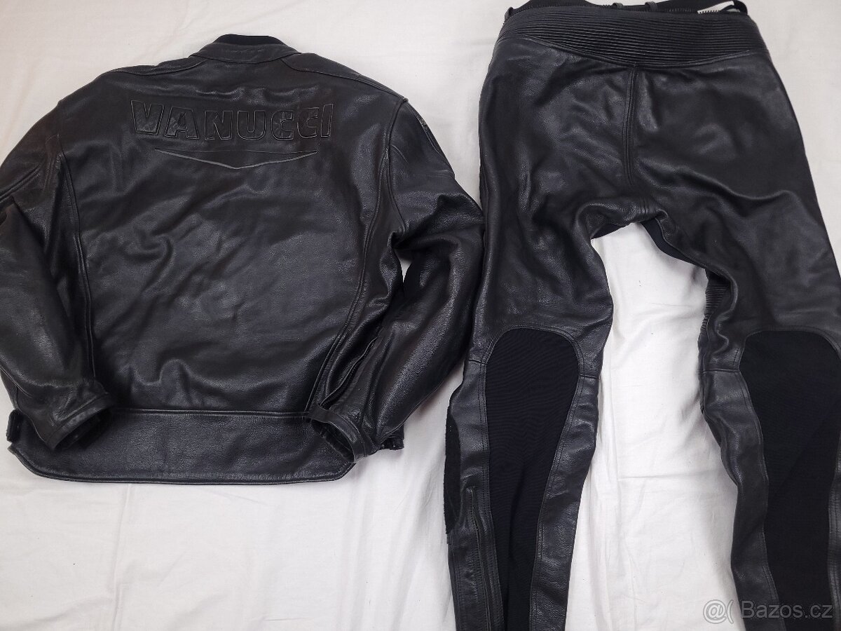 Vanucci ST-1 pánska kožená moto kombinéza 60/56 4XL/2XL - 2