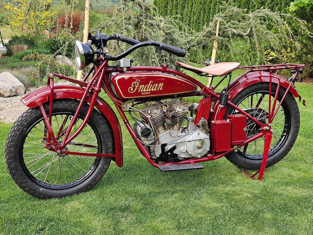 Indian scout 600cm3 ,1927 rok - 2