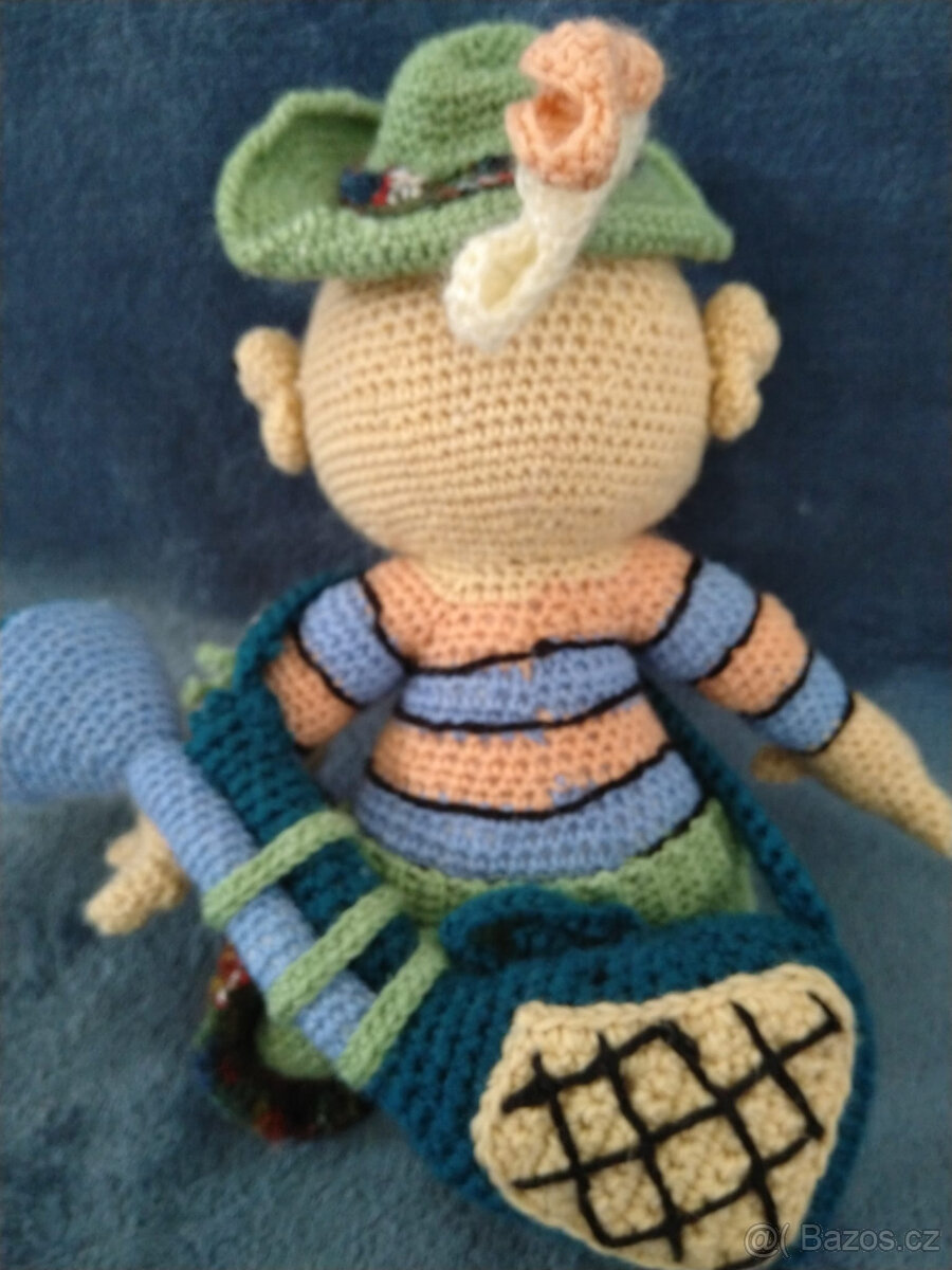 Ručně vyráběné háčkované hračky. - 2