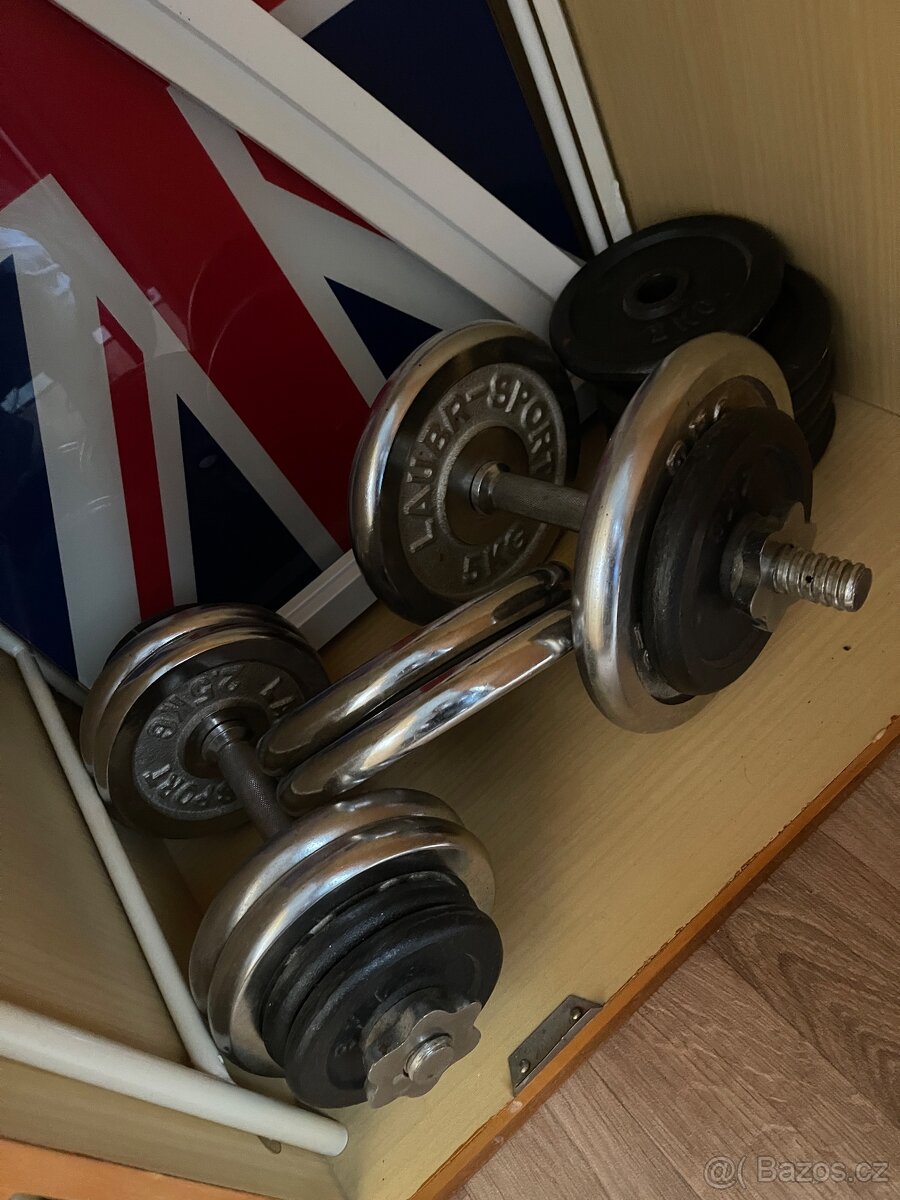 Činky a posilovací lavice - 2