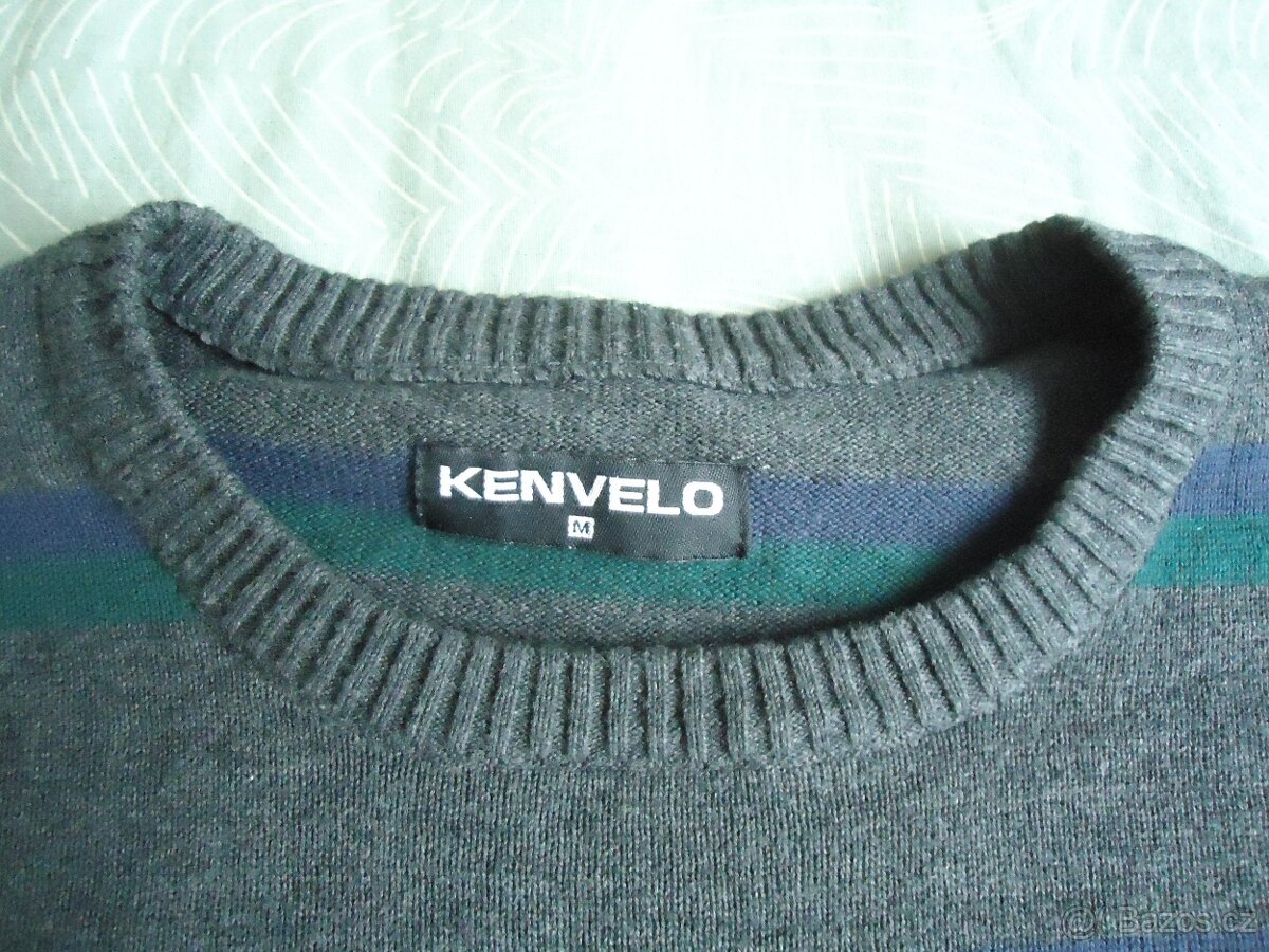 Kenvelo pánský svetr, vel. M, jako nový - 2