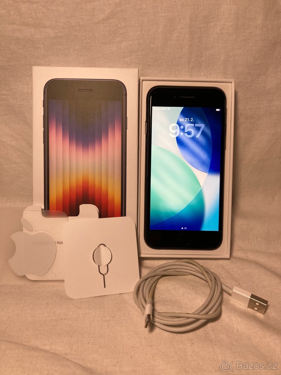 ✅iPhone SE 2022, 98% BATERIE✅ - 2