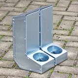 Krmitko pro králíky do králíkárny 3-litrove - 2