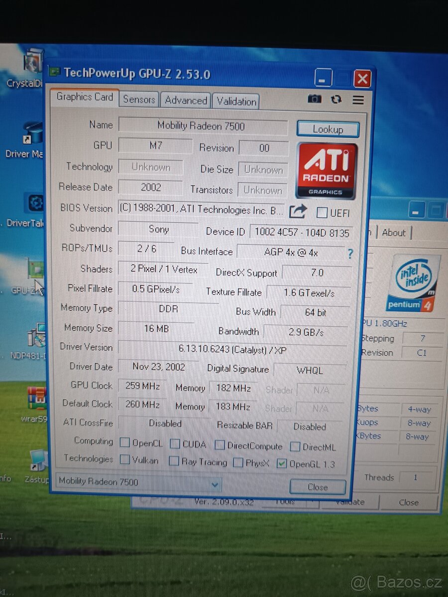 Prodám notebook retro plně funkční z roku 2002 - 2