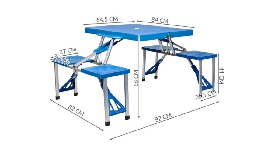 Skládací stolek se židlemi - 2