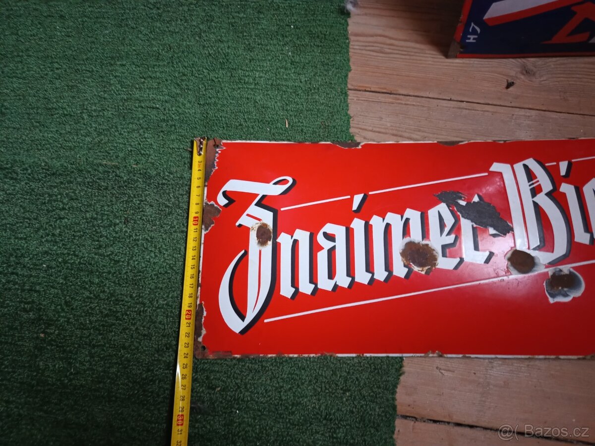 STARÁ SMALTOVANÁ CEDULE - 2