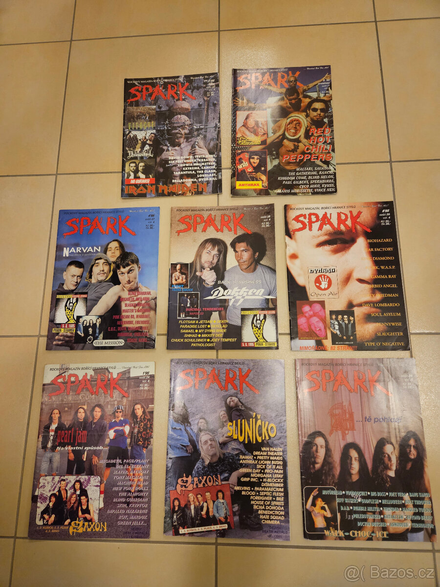Časopis Spark 90.léta - ročníky 1995, 1996 - 2