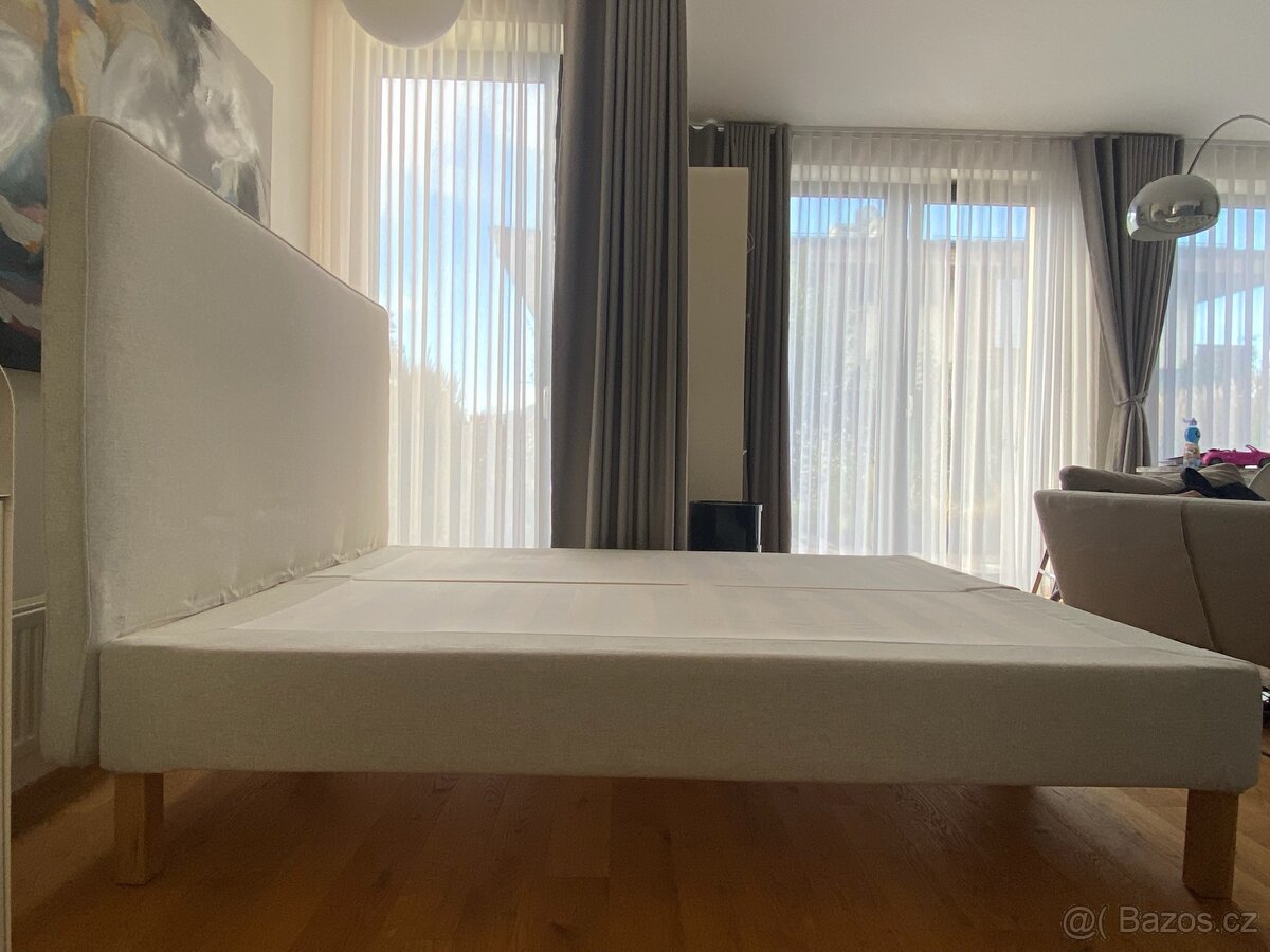 BOXSPRING postel IKEA – 160 × 200 – TOP STAV - 2