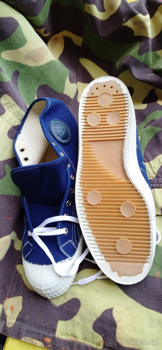 Vojenské letecké kecky ČSLA modré XXL vel 45 - 2