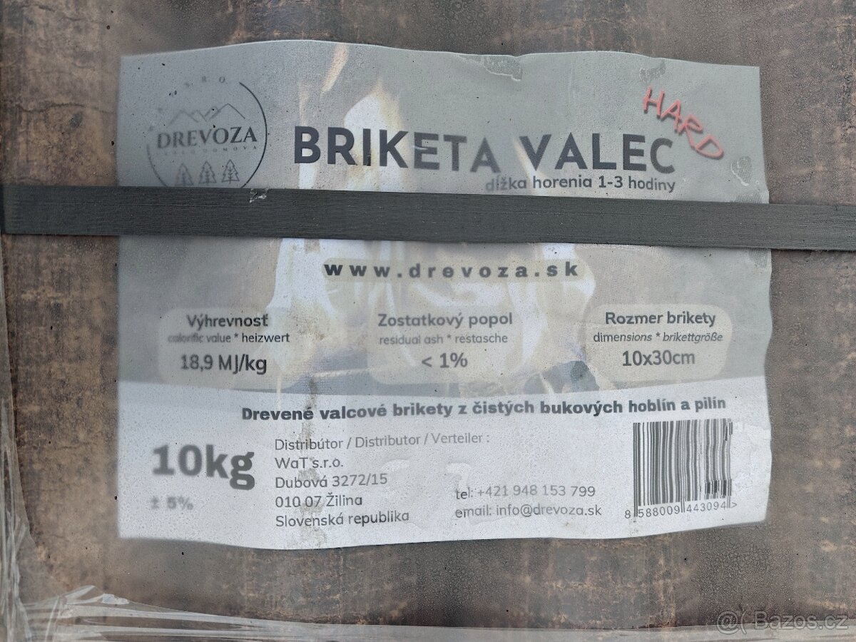 Brikety RUF, NESTRO, Valcové noční, Pelety, Dřevo - 2