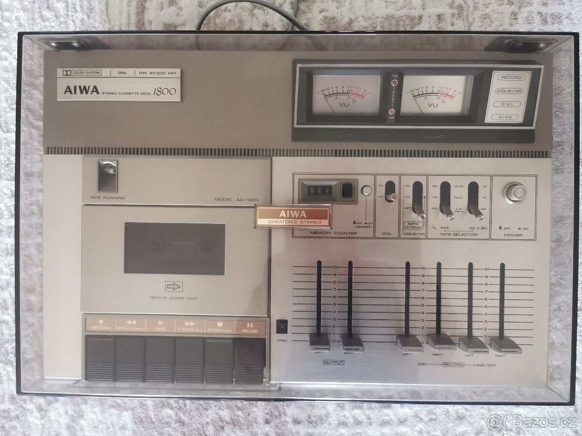 AIWA 1800 kazetový tape deck - 2
