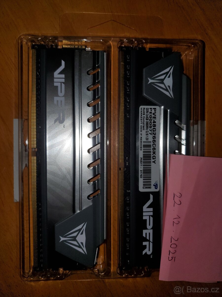 Patriot Viper 2x4GB 2666MHz DDR4 - 2