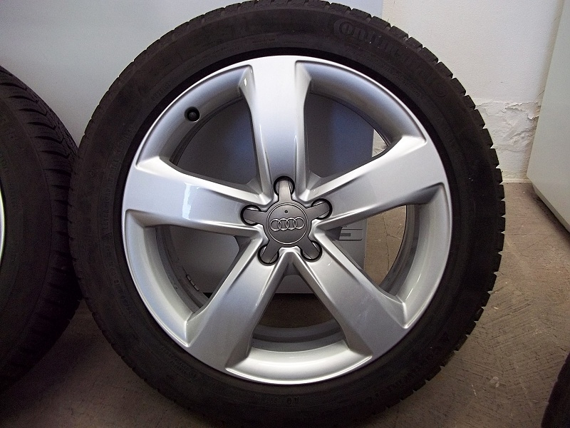 18" kola alu disky AUDI + zimní pneumatiky CONTINENTAL - 2