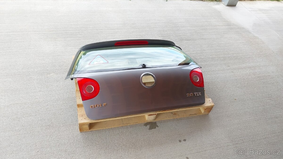 Volkswagen Golf 5 – Dveře kufru LA7T šedá - 2