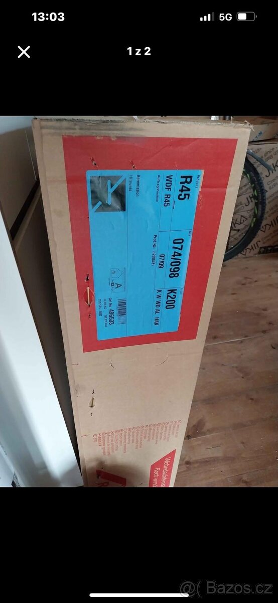 Sřešní okno - kyvné - 2