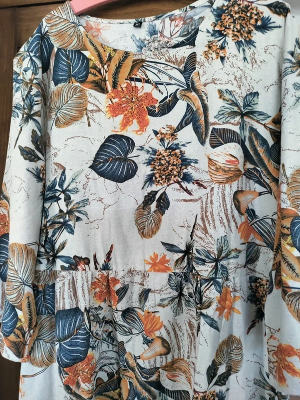 Šaty lněného vzhledu - 2