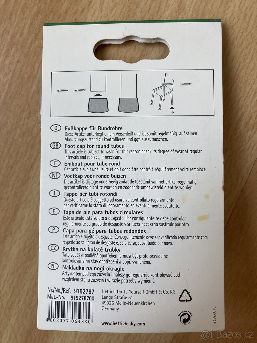 Záslepky na tyč. - 2