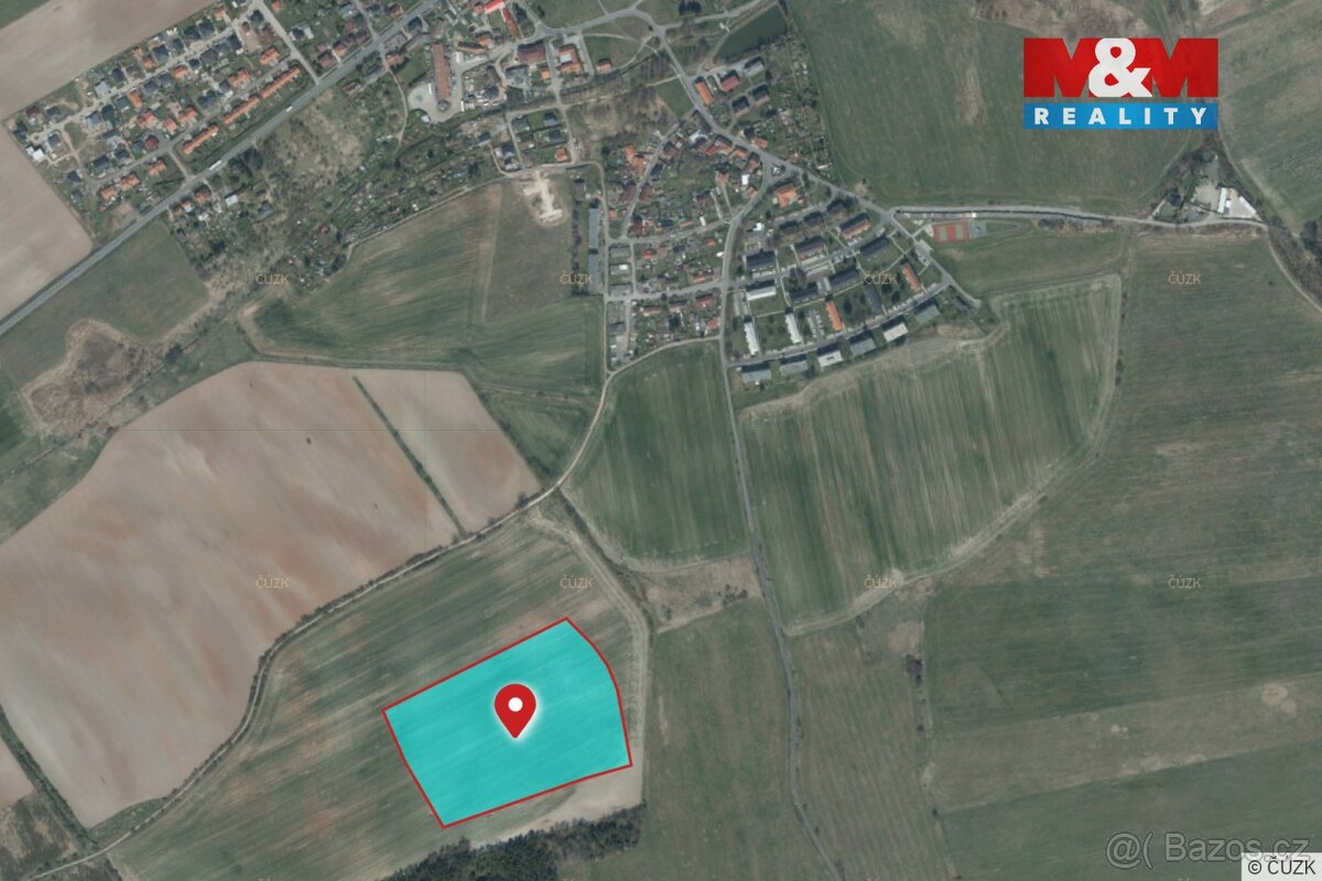 Prodej pole, 52753 m², Líně - 2