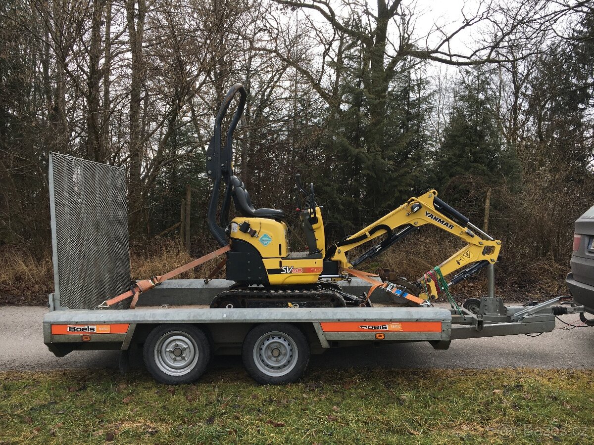 Minibagr Yanmar SV08-1A (S) - 2