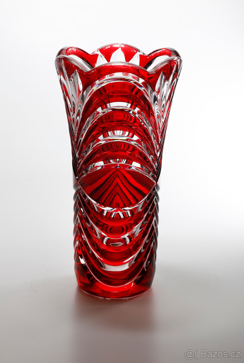 retro skleněná váza - 2