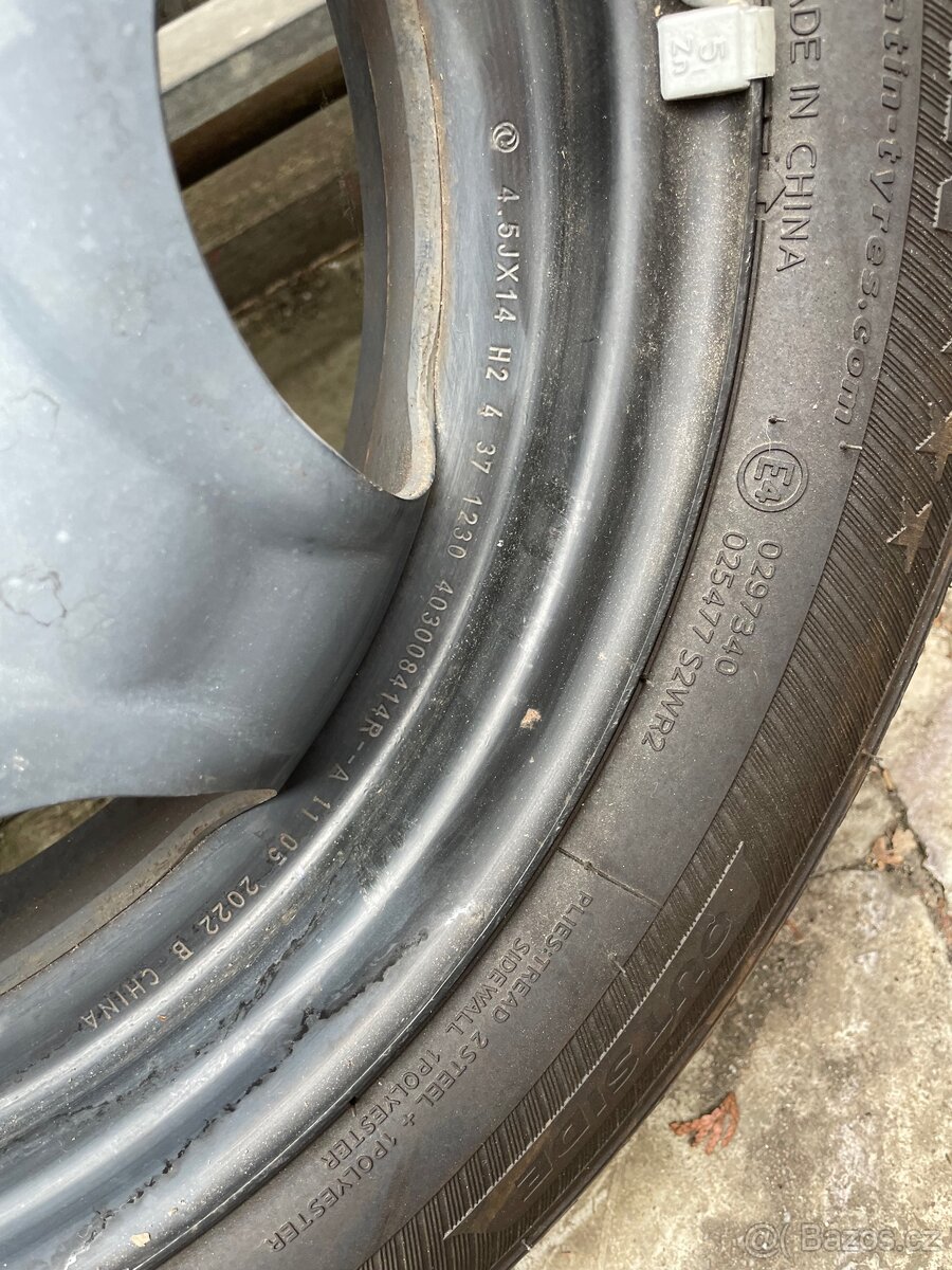 Rezerva 4x100 165/70R14 - 2