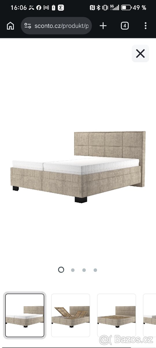 Postel 180x200cm - 2