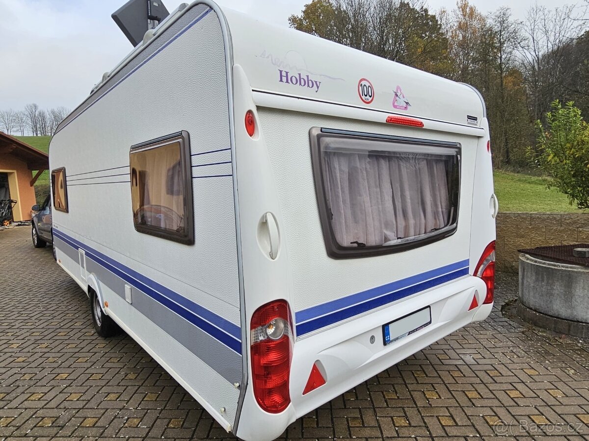 Karavan Hobby Excellent 560 – KLIMATIZACE, PŘEDSTAN, TOP - 2