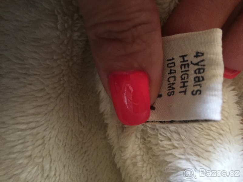 Riflova oteplene bunda vel.104 - 2