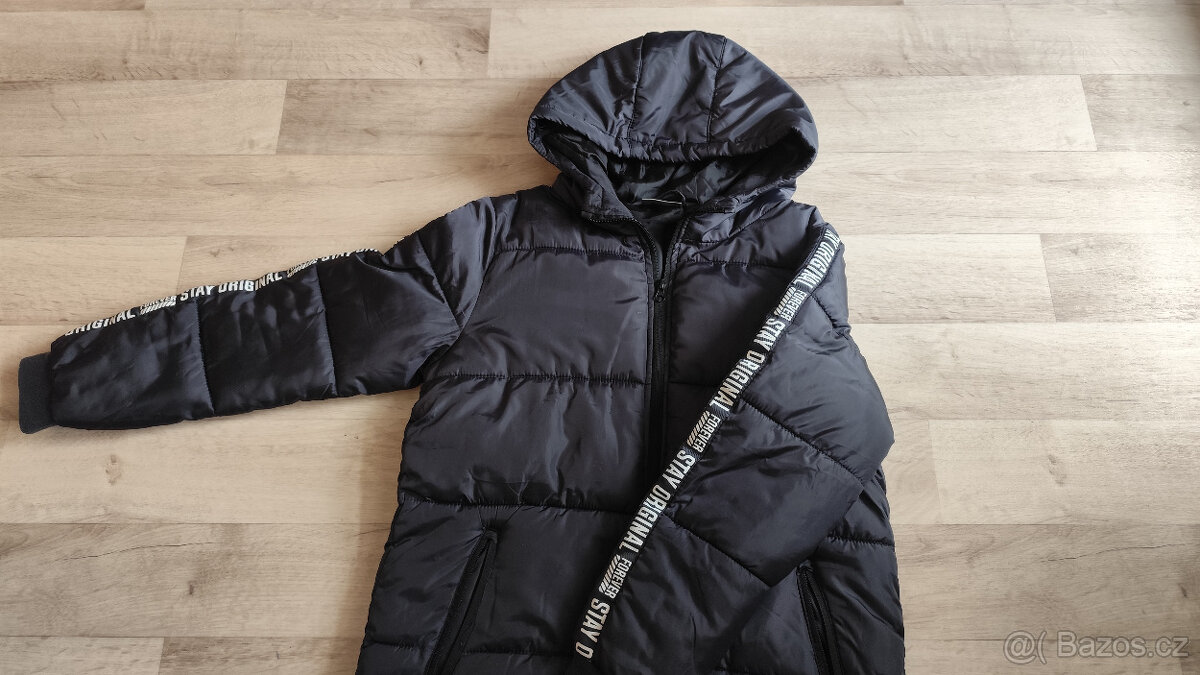 Chlapecká zimní bunda v. 158 (tmavě šedá) - 2