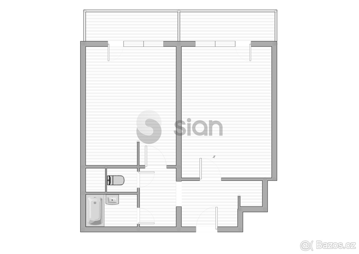 Prodej bytu 1+1, dva balkony, ul. Lumírova, Ostrava Výškovic - 2