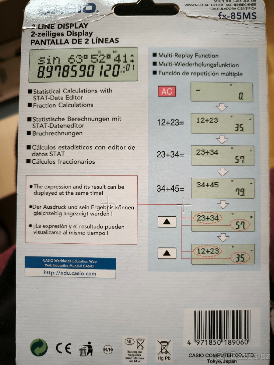 Kalkulačka CASIO-fx 85MS - 2