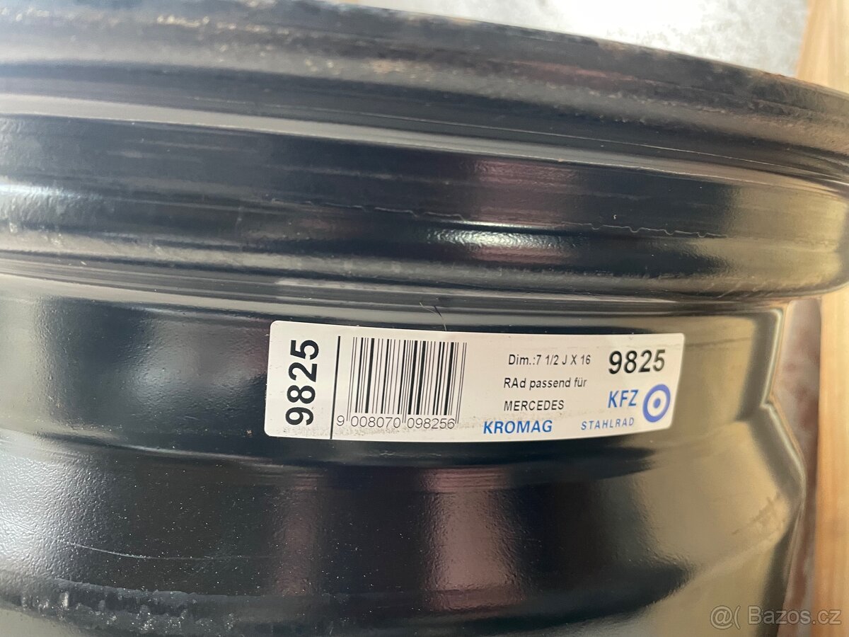 Disky plechové Mercedes 16” 5x112 - 2