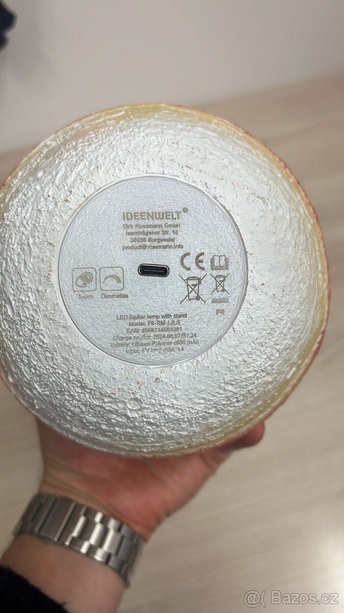 Lampička na baterii ve tvaru slunce - 2