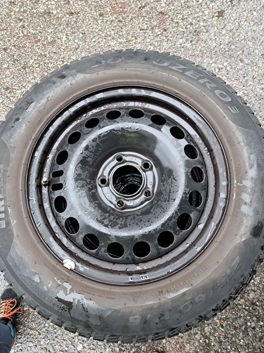 Zimní kola z disky alu-plech - 2