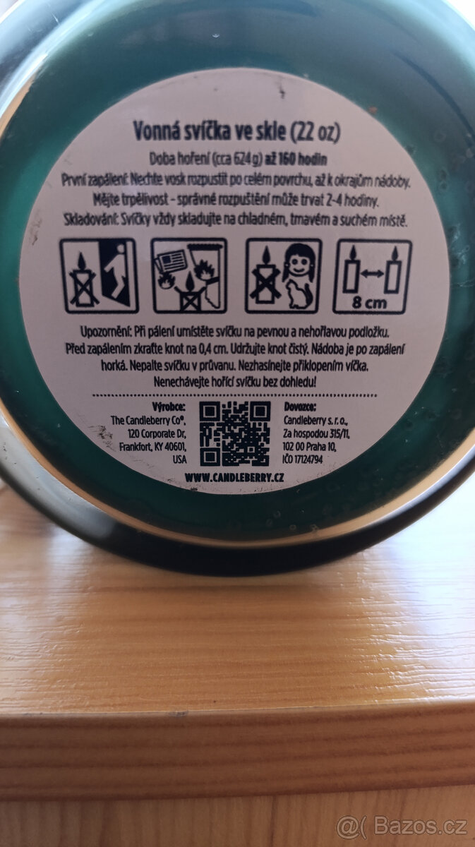 Svíčka Candleberry Štědrý večer 624g - 2