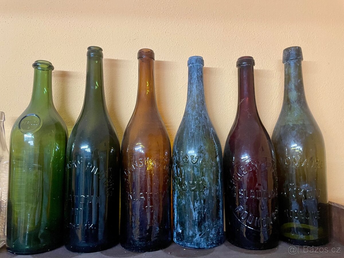 Staré pivní lahve - 2