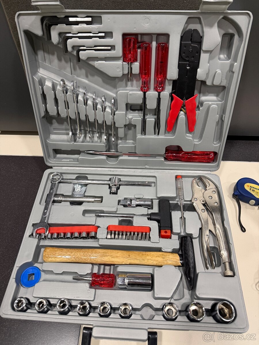 NÁŘADÍ: kufřík s nářadím + aku šroubovák a vrtačka - 2
