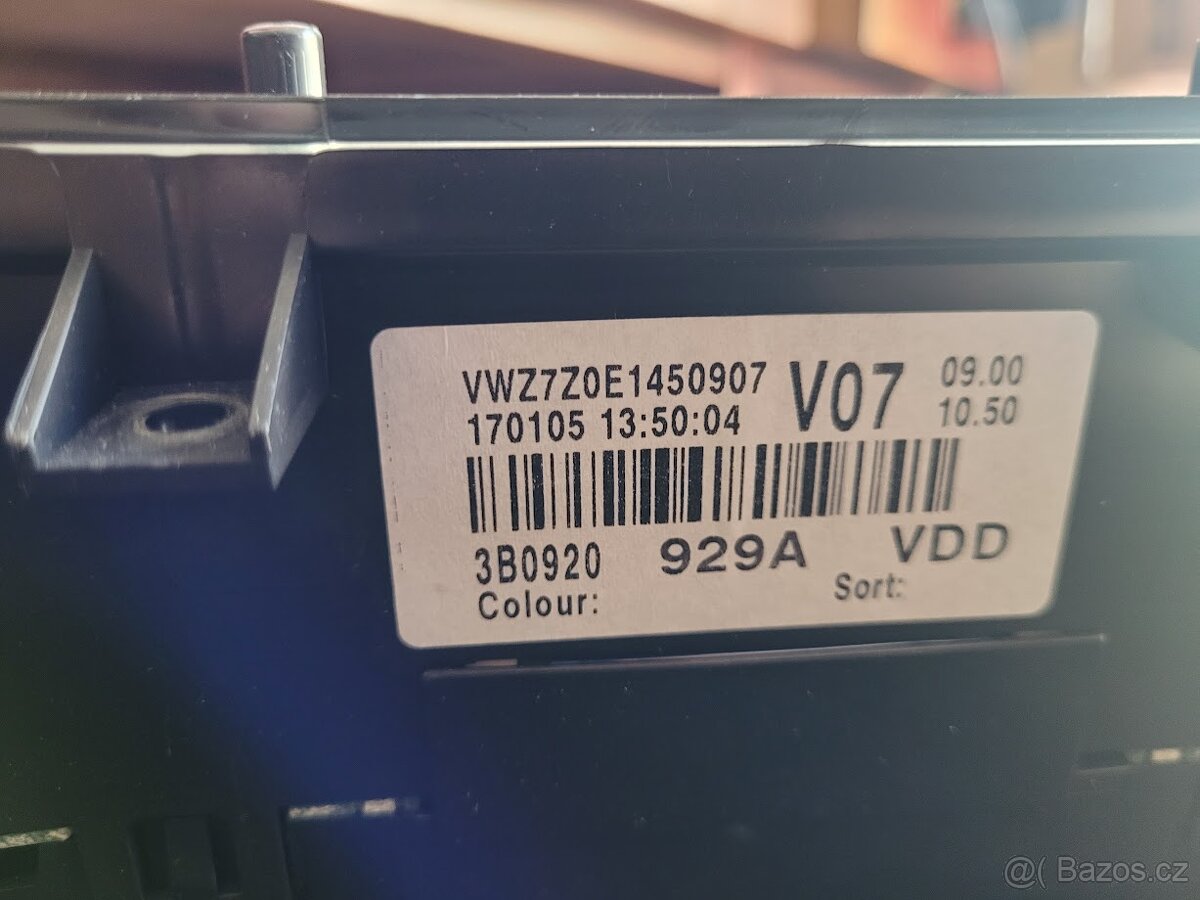 Budíky Passat B5.5 diesel - 2