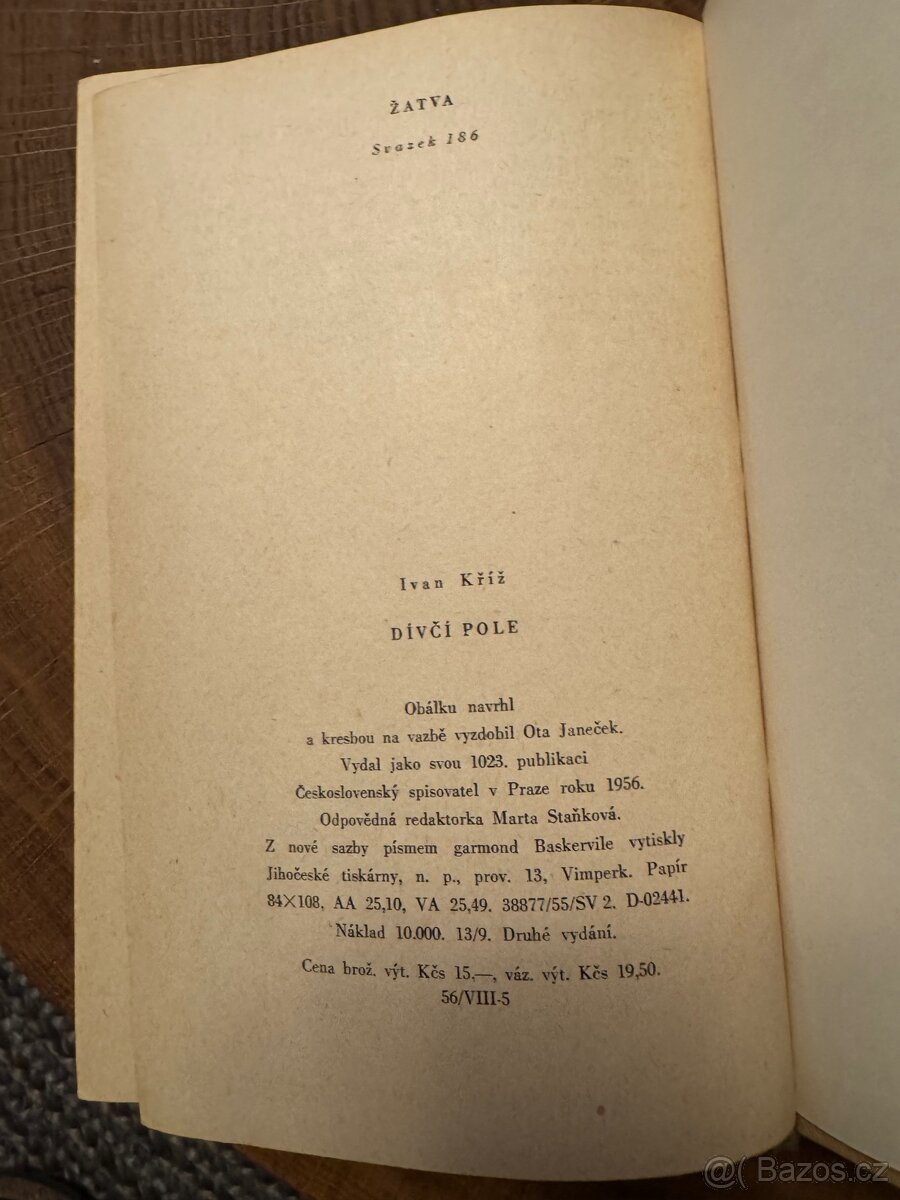 Ivan Kříž – Dívčí pole (1956) - 2