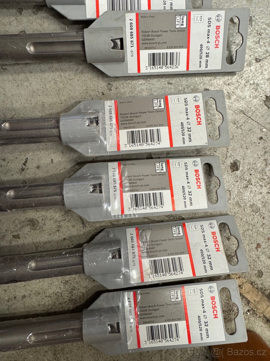 Čtyřbřité vrtáky do železobetonu Bosch - 2