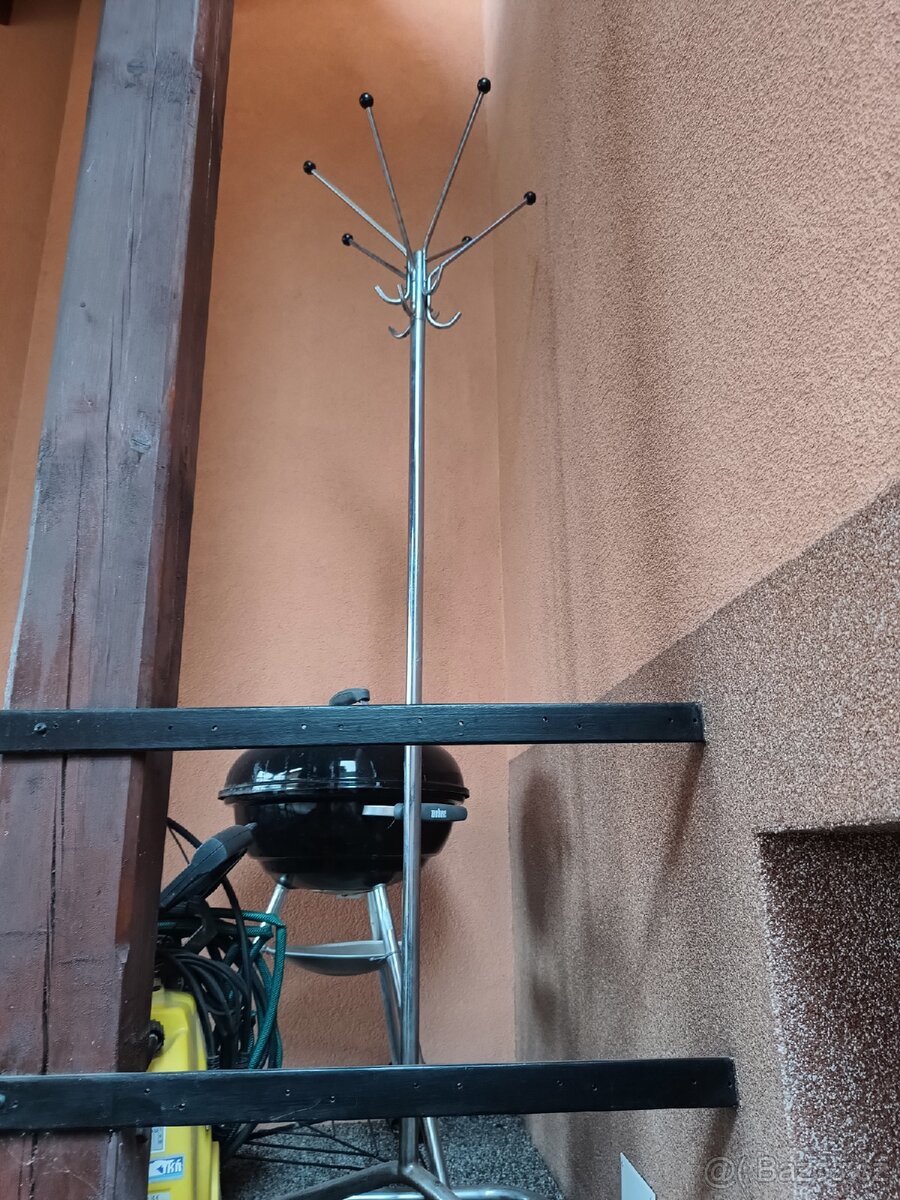 Krásný retro věšák stojanový výška cca 180cm - 2