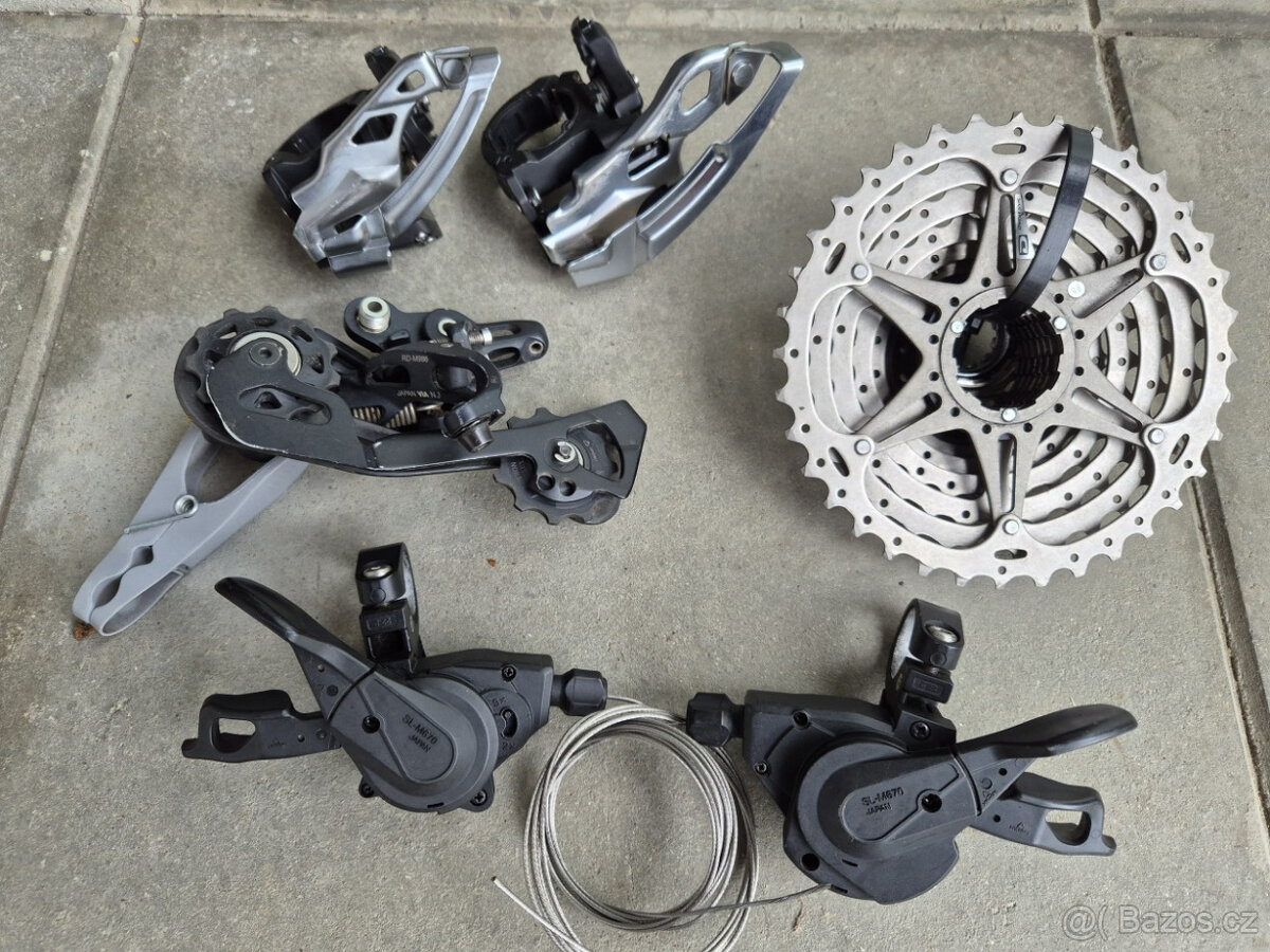 Sada 2/3x10 Shimano SLX/XTR - 2