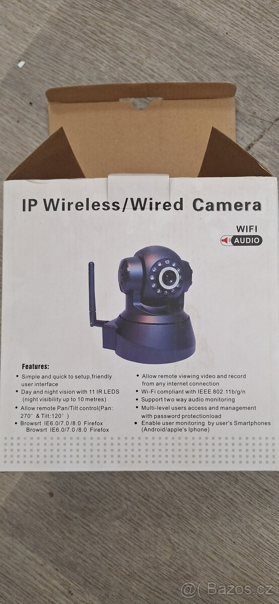 IP kamera WIF/IR LED IR Night Vision - 2