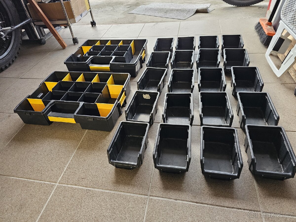 Plastové Úložné boxy 20 ks - 2