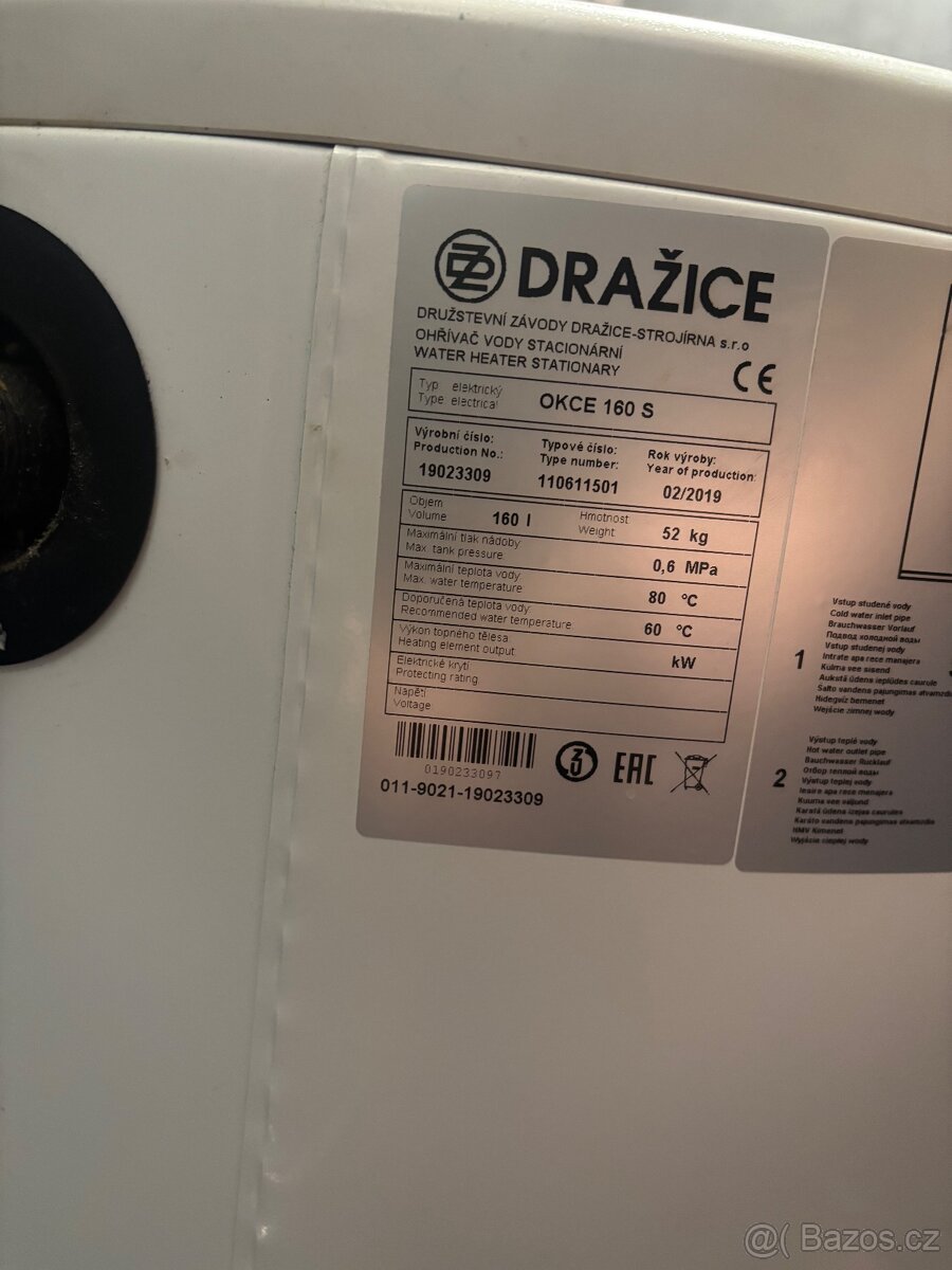 Dražice OKCE 160 S - 2